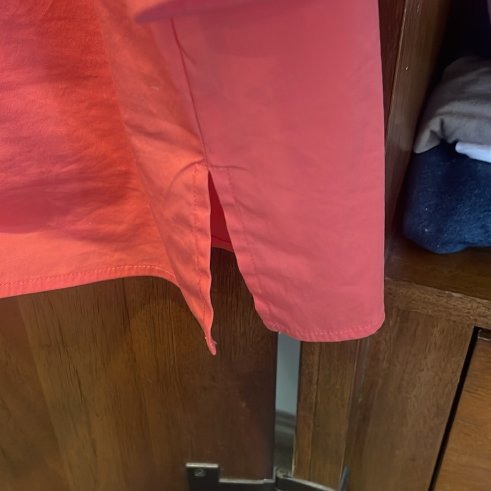 Lafayette 148 Coral 3/4 sleeve tunic Size L - Picture 5 of 6